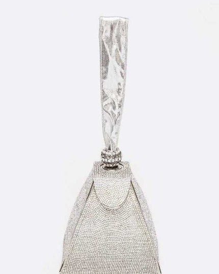 Iconic Rhinestone Top Handle Evening Bag