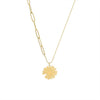 18K Gold Sunflower Choker Necklace