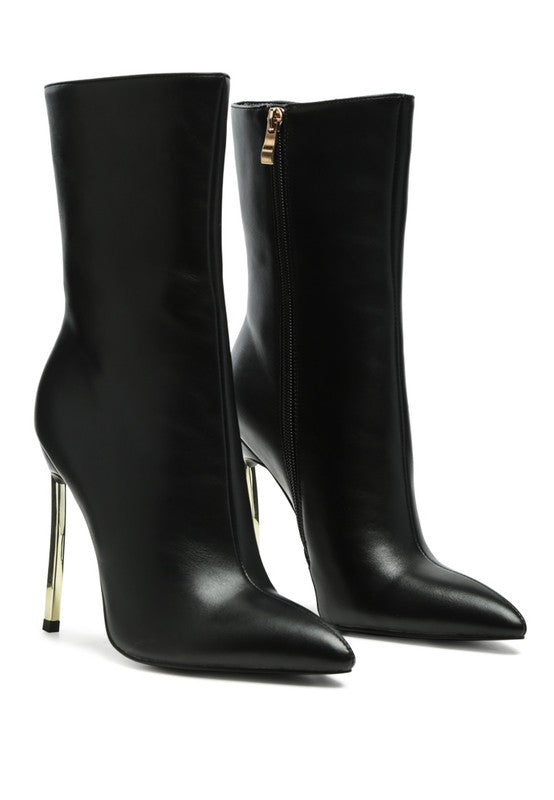 Klayton Metallic Stiletto Boots