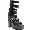 LONDON RAG SAROUCHI CAGED HIGH HEEL BUCKLE SANDALS