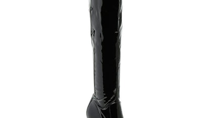 NOIRE THIGH HIGH LONG BOOTS IN PATENT PU