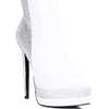 ENCANTO Diamante Set High Heeled Ankle Boots