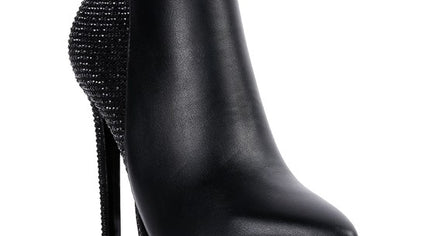 ENCANTO Diamante Set High Heeled Ankle Boots