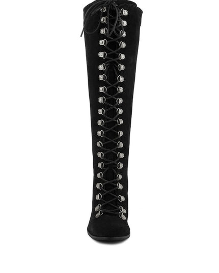 Street-Slay Antique Heeled Calf Boots