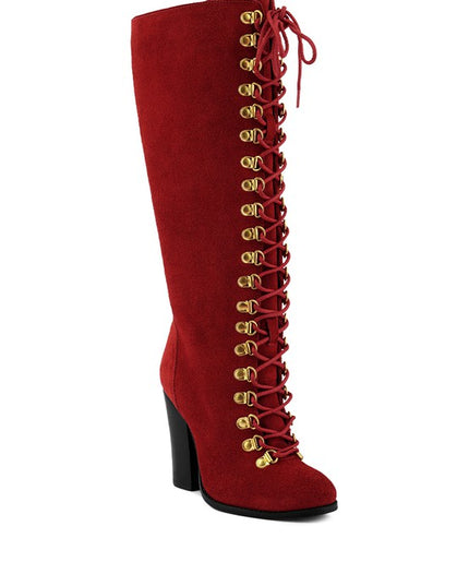 Street-Slay Antique Heeled Calf Boots