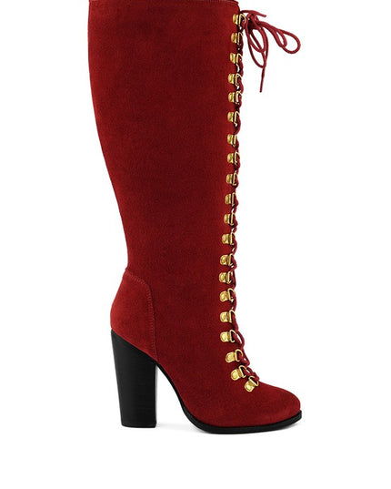 Street-Slay Antique Heeled Calf Boots