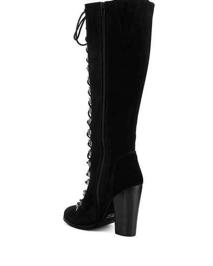 Street-Slay Antique Heeled Calf Boots