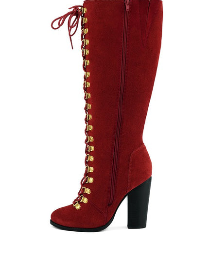 Street-Slay Antique Heeled Calf Boots