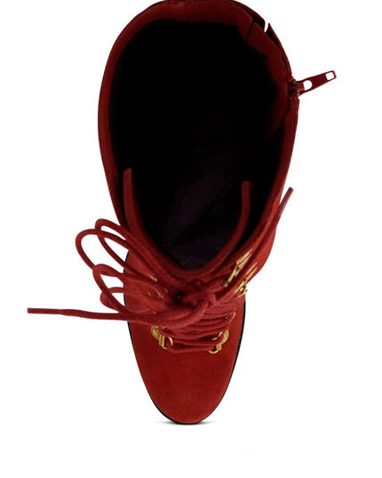 Street-Slay Antique Heeled Calf Boots