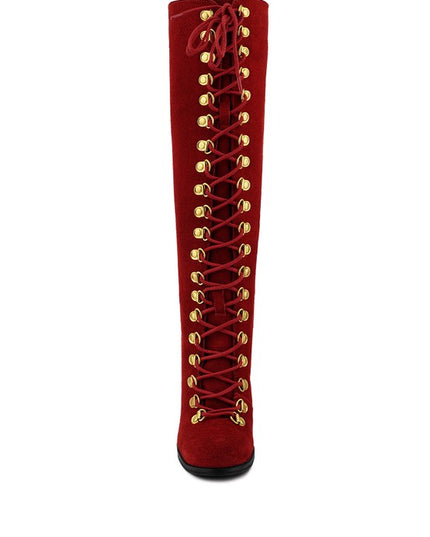 Street-Slay Antique Heeled Calf Boots