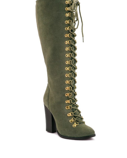 Street-Slay Antique Heeled Calf Boots