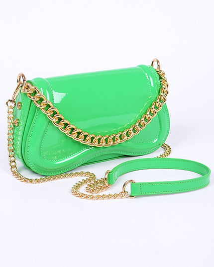 Vegan Patent Leather Iconic Crossbody Bag