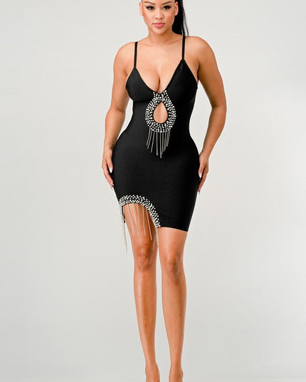 Show Stopper Bandage Mini Dress