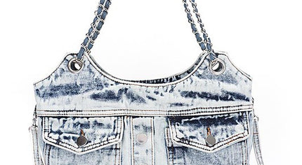 Vintage Denim Iconic Tote Bag