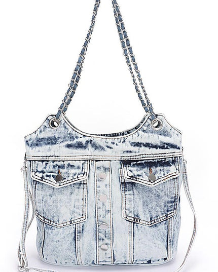 Vintage Denim Iconic Tote Bag