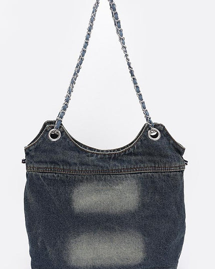 Vintage Denim Iconic Tote Bag