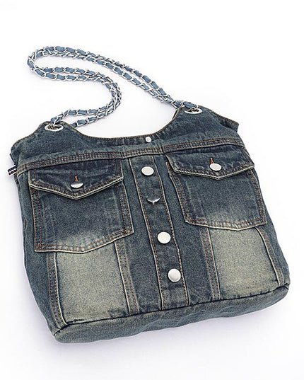 Vintage Denim Iconic Tote Bag