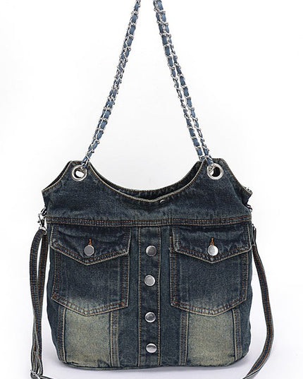 Vintage Denim Iconic Tote Bag
