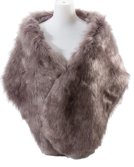 Faux Fur Winter Shawl Scarf