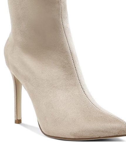 Becks Rhinestone Patterned Calf Boots