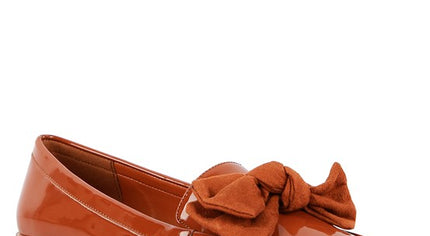BOWBERRY BOW-TIE PATENT LOAFERS