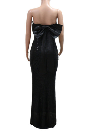 Plus Size Sequin Maxi Dress