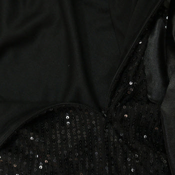 Plus Size Sequin Maxi Dress