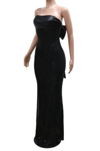 Plus Size Sequin Maxi Dress