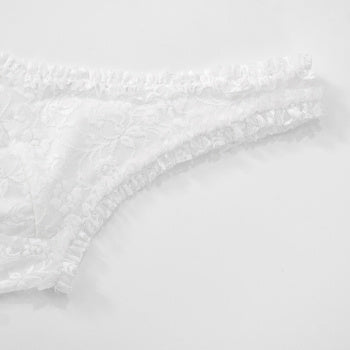 Sexy Stretch See Lace Bow Mini Dress