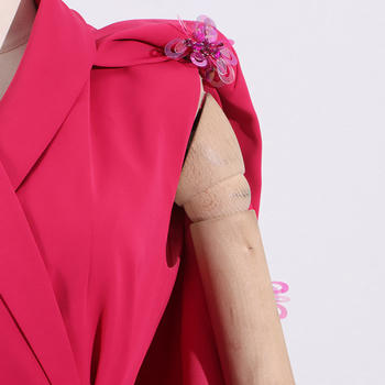 Elegant Sequined Belted Cape Waist Mini Dress for Dazzling Party Style