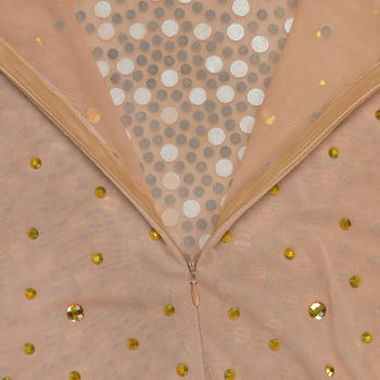 Dazzling Plus-Size Rhinestone Mesh Maxi Dress with Slit - Glamorous Evening Wear