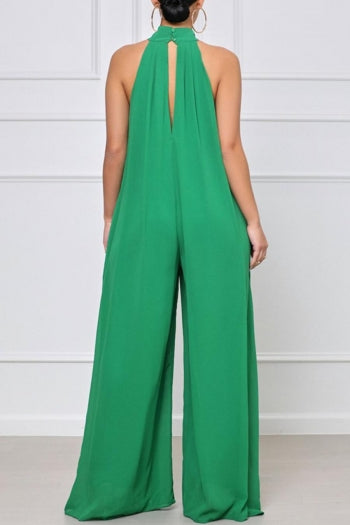 Plus Size Halter Jumpsuit