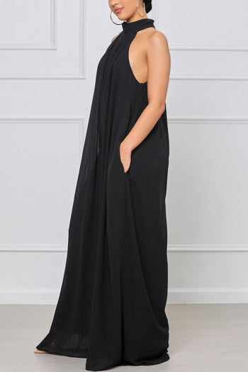 Plus Size Halter Jumpsuit