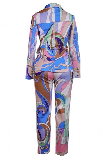 Non-Stretch Blazer Pants Set