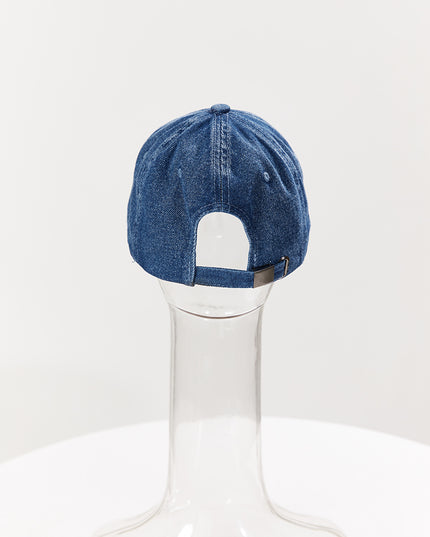 Rhinestone Heart Denim Baseball Cap