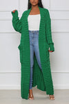 Knitted Maxi Cardigan Sweater