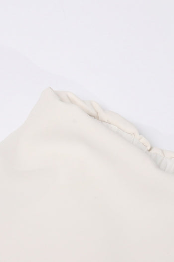 Chic Off-Shoulder Blazer: Elegant Tatting, Faux Pockets, Personality Style for Women