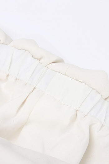 Chic Off-Shoulder Blazer: Elegant Tatting, Faux Pockets, Personality Style for Women