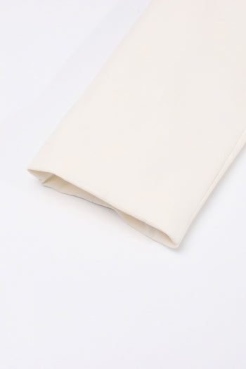 Chic Off-Shoulder Blazer: Elegant Tatting, Faux Pockets, Personality Style for Women