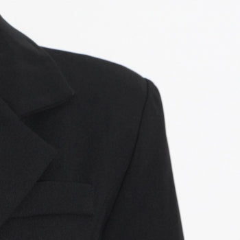 Non-stretch Colorblock Backless Blazer