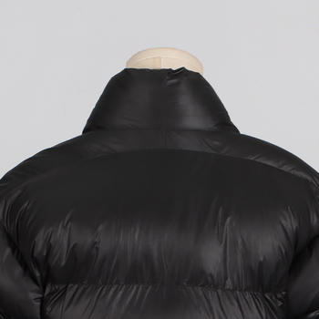 Women's Chic V-Neck Lace-Up Puffer Jacket: Stylish Warm Non-Stretch Outerwear