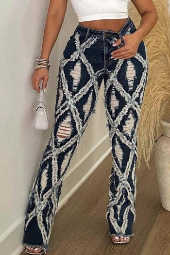 Stylish Plus Size Diamond Jeans