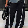 Denim High-Waist Loose Wide-Leg Pants