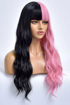 Contrasting Colors Long Wavy Synthetic Wig (length:70-73 cm)