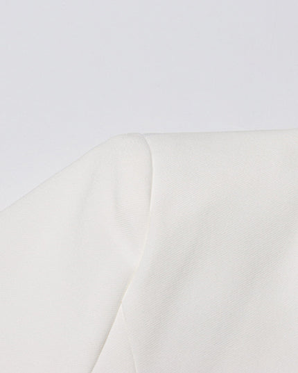 Sequin Pearly Swirl Blazer