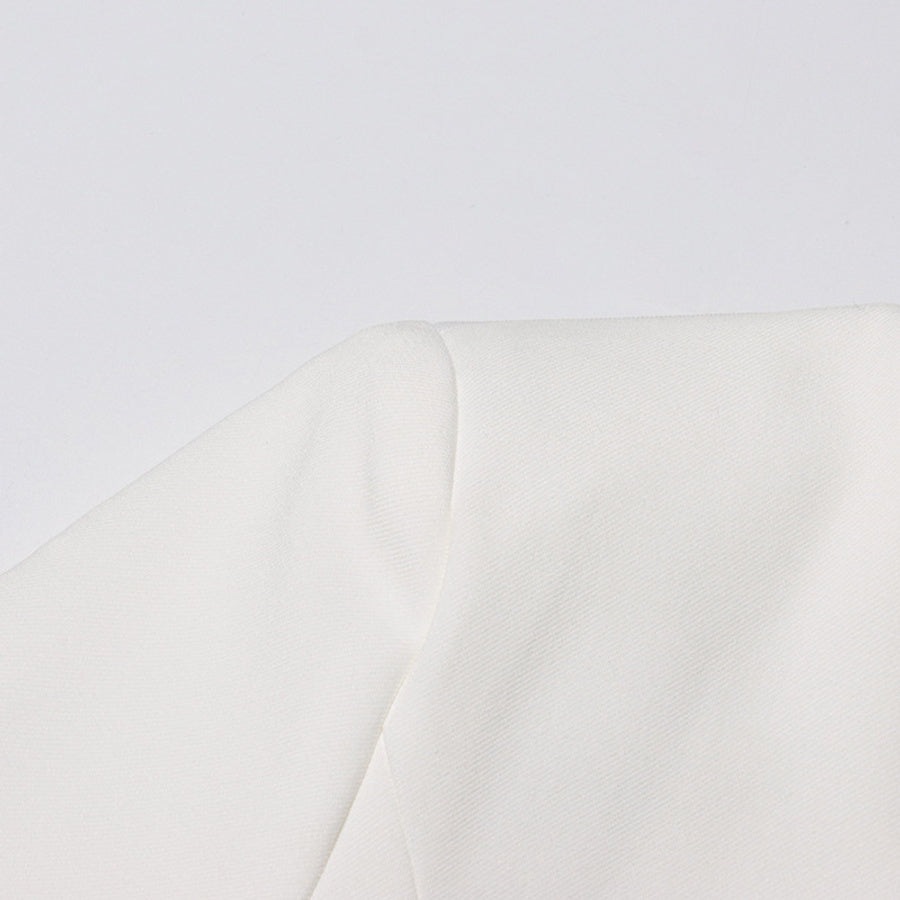 Sequin Pearly Swirl Blazer