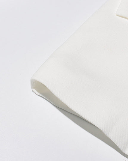 Sequin Pearly Swirl Blazer