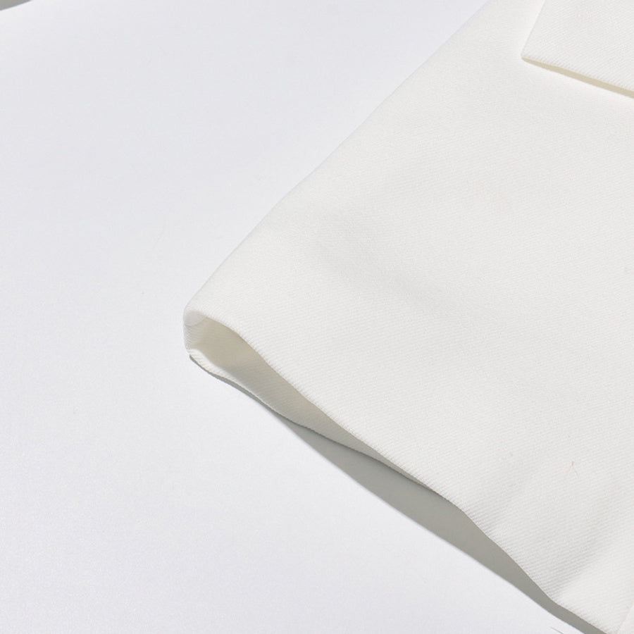 Sequin Pearly Swirl Blazer