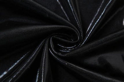 Twisted Tales High Slit Midi Dress-Black