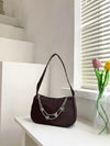 Butterfly Charm Polyester Hand Bag - Chocolate - Handbags